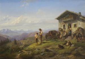 In Erwartung. by Joseph Heinrich L. Marr