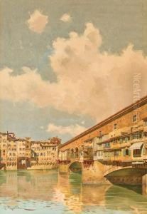 The Ponte Vecchio, Florence by A. Marrani