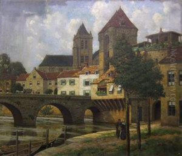 "sunshine & Shower At Moret,
France" - view 1