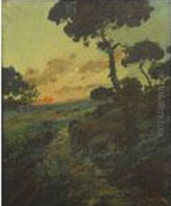 Paisaje Alatardecer by Janos Marschalko