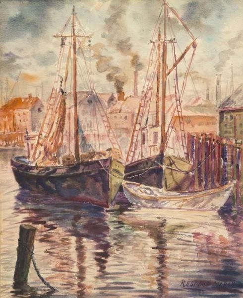 Boats In The Harbor - view 1
