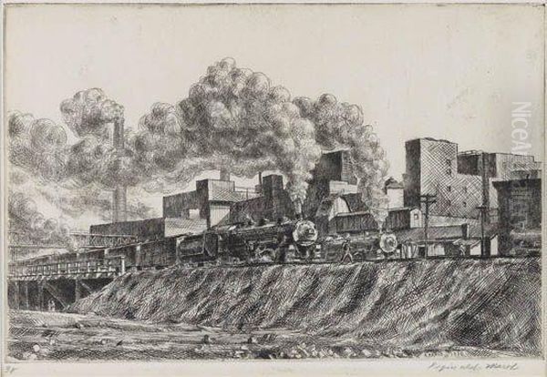 Erie R.r. And Factories - view 1