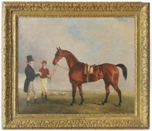 Mr. Day's Liston With Sam And William Chifney At Bath Racecourse