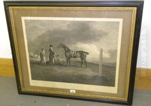 Portrait Of Theracehorse Hap-hazard by Benjamin Marshall