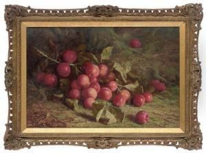 Siberian Crab Apples On A Mossy Bank by John Fitz Marshall