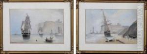 Shipping Scenes On The Whitby Coast by Ralph Marshall
