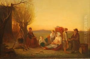 "famiglia In Sosta" 1878