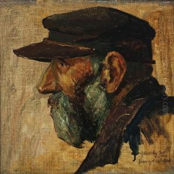 Portait Of An Elderly Man With Cap - view 1