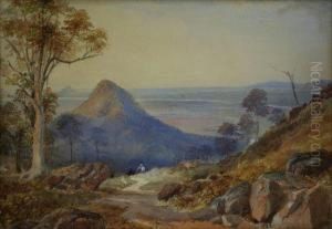 Men On Horseback On A Mountain Track In Australia