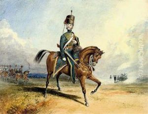 A Mounted Troooper Of The 7 by Henry Martens