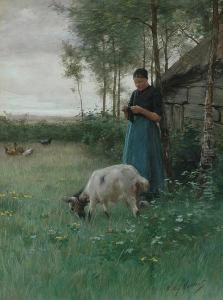 The Goat Girl by Willy Martens