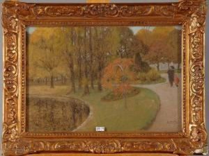 Apres-midi D'autome Au Parc by A. Martin