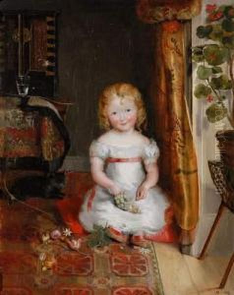 Fillette A La Grappe De Raisin, 1825 - view 1