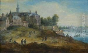 Paysage Avec Le Chateau De La Roche Guyon Paysage Avec Le Chateau De La Roche Guyon