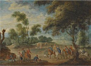 An Elegant Party Out Hunting An Elegant Party Out Hunting