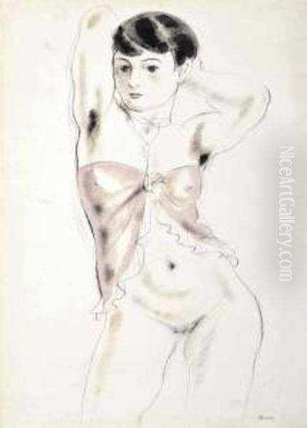 Nude With Chemise - view 1
