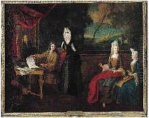 Huile Sur Toile. by Pierre Denis Martin Des Gobelins