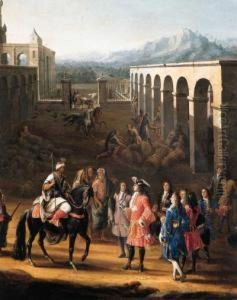 The Reception Of Franois Pidou De Saint Olon, Ambassador Of Kinglouis Xiv Of France, By Sultan Moulay Ismael Of Morocco On 19 June1693