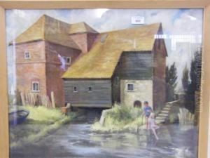 Mill Scene by E. Martin