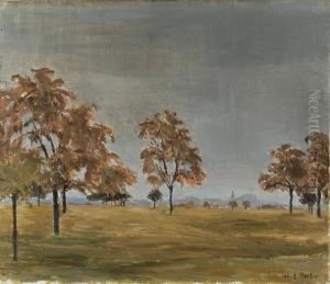 Landschaft Mitobstbaumen by Eugene Louis Martin