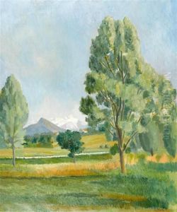 The Mont-blanc And The Mole by Eugene Louis Martin