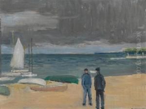 The Sailing Boat by Eugene Louis Martin