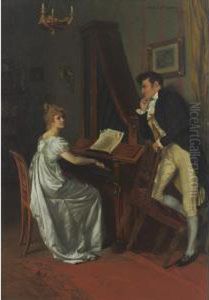 The Music Lesson by Fritz Martin