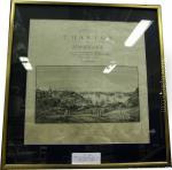 Forsattsblad Till "geographiske Chartor Ofver Svearike. Utsigt Af Stockholm Stad". Platstrl - view 1