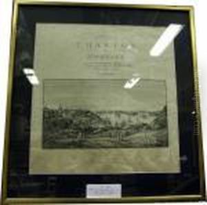 Forsattsblad Till "geographiske Chartor Ofver Svearike. Utsigt Af Stockholm Stad". Platstrl by John Martin