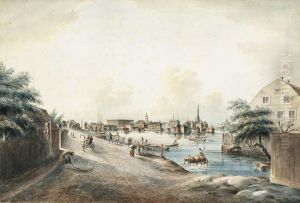 Utsigt Af Stockholm Tagen Fran Kungsholmen by Johan Fredrik Martin