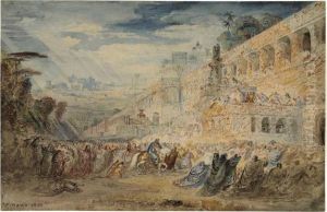 The Triumph Of Mordecai by John Martin