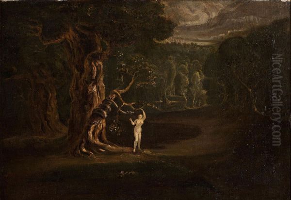 Satan Tempting Eve - view 1