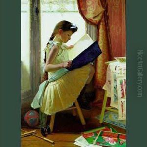 Fillette Lisant by Leonie Martin