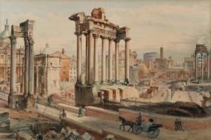Il Foro Romano Dal Campidoglio by Martin Martin