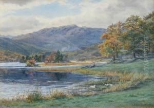 Landscape With Lake And Copse Of Trees Landscape With Lake And Copse Of Trees