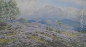 Scottishmoorland Scene by Gertrude Martineau