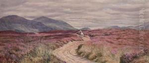 A Horseman Near Aviemore - view 1