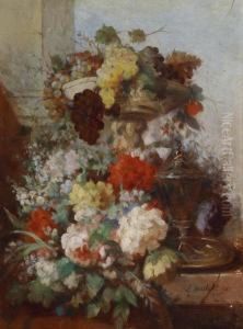Bouquet Of Flowers by Louis Martinet