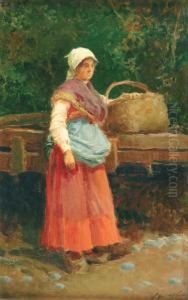 La Asturiana by Salvador Martinez Cubells