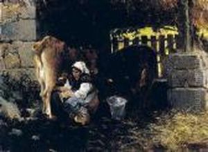 Ordenando La Vaca by Salvador Martinez Cubells