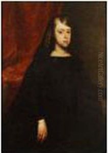 Retrato De La Infanta Dona Margarita De Austria, De Medio Cuerpo by Juan Bautista Martinez del Mazo