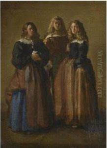 Three Majas by Juan Bautista Martinez del Mazo