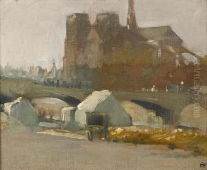 View Of Notre Dame by Xavier Martinez