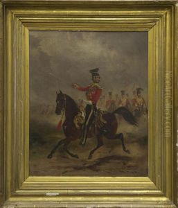 Study Of A Mounted Officer