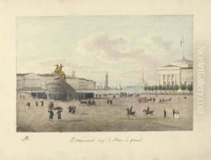 Vues De Saint-petersbourg Dessinees D'apres Nature Et Lithographiees by Andrei Yefimovich Martynov