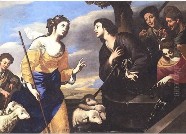 Moses And The Daughters Of Jethro - view 1