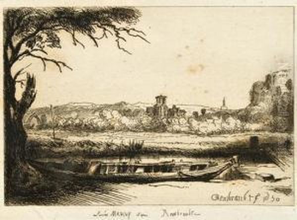 2 Landscapes After Rembrandt - view 1