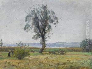 A Still Autumn Day At Pfaffikersee by Alfred Marxer