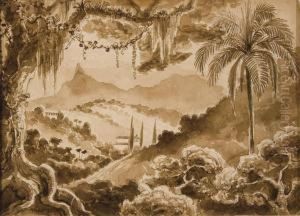 Glimpse Of Corcovado by Benjamin Mary