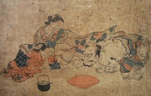 Figures Playing A Game